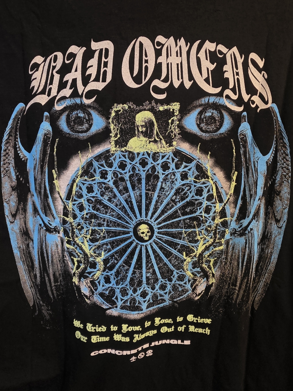 Bad Omens Graphic Short Sleeve Tee - Black/Blue - MEDIUM